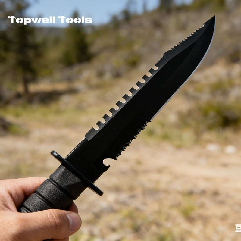 Heavy-duty utility tactical knife