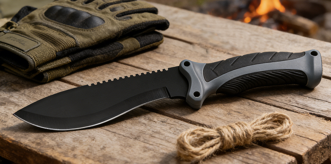 Stainless Steel Tactical Fixed Blade Knife