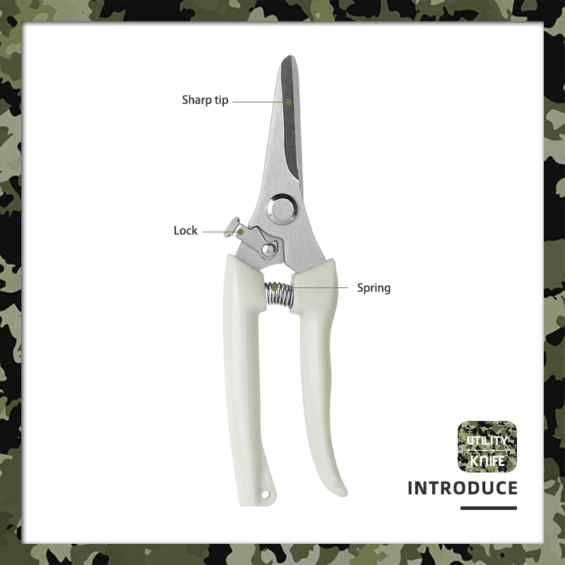 Stainless steel garden shears