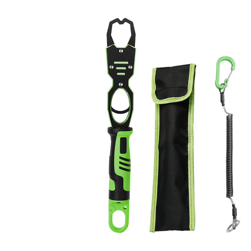 Professional Fish Lip Gripper with Built-in Weight Scale - Heavy Duty Aluminum Fishing Grabber Tool
