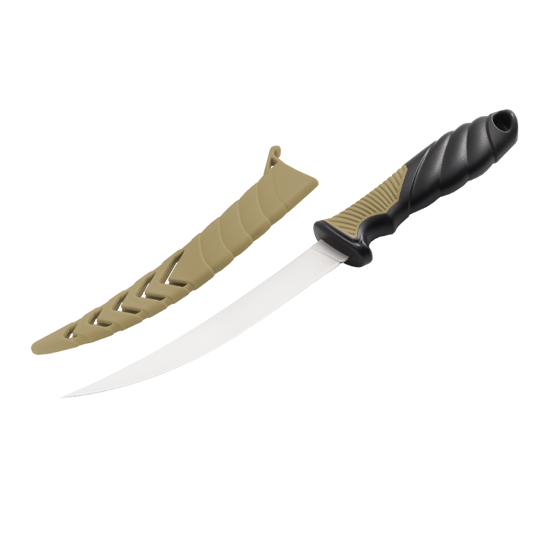 6" Professional Fishing Fillet Knife with Protective Vent Sheath