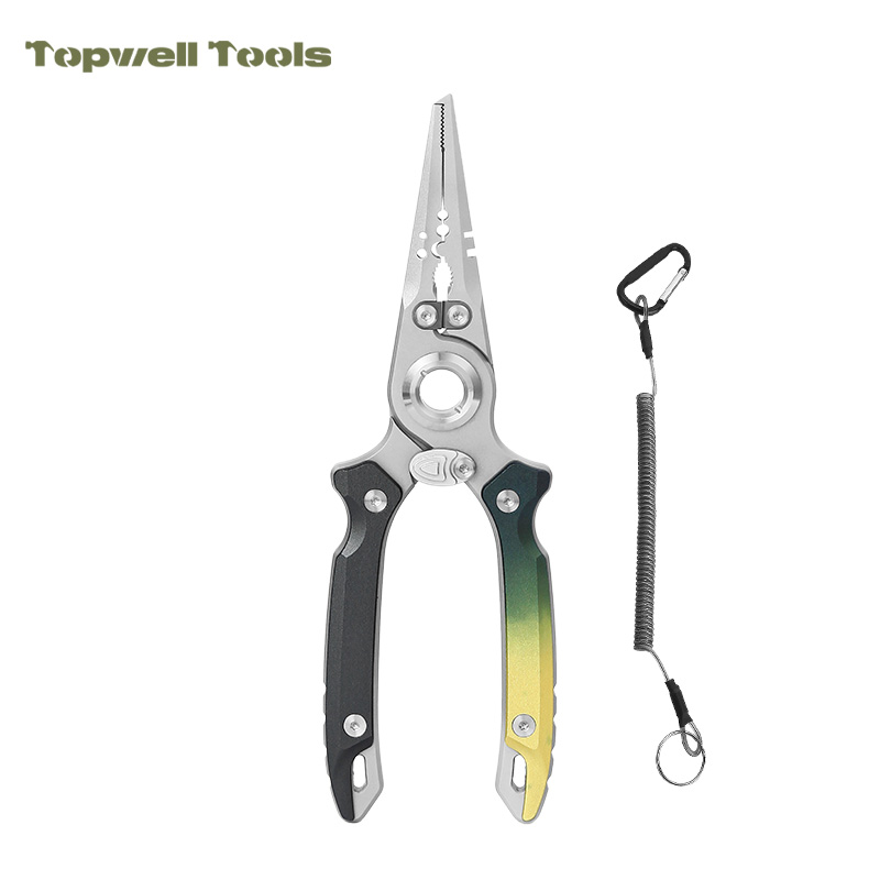 15-in-1 Fishing Multitool with Pocket Clip, Heavy Duty Stainless Steel Fishing Tool 