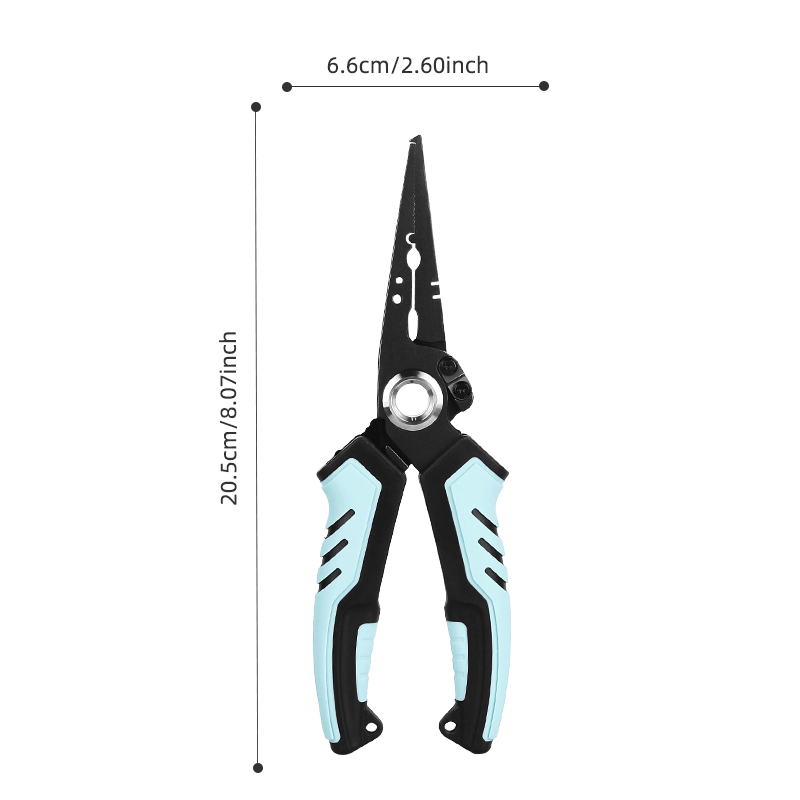 Precision Lure Fishing Pliers with Hook Adjuster