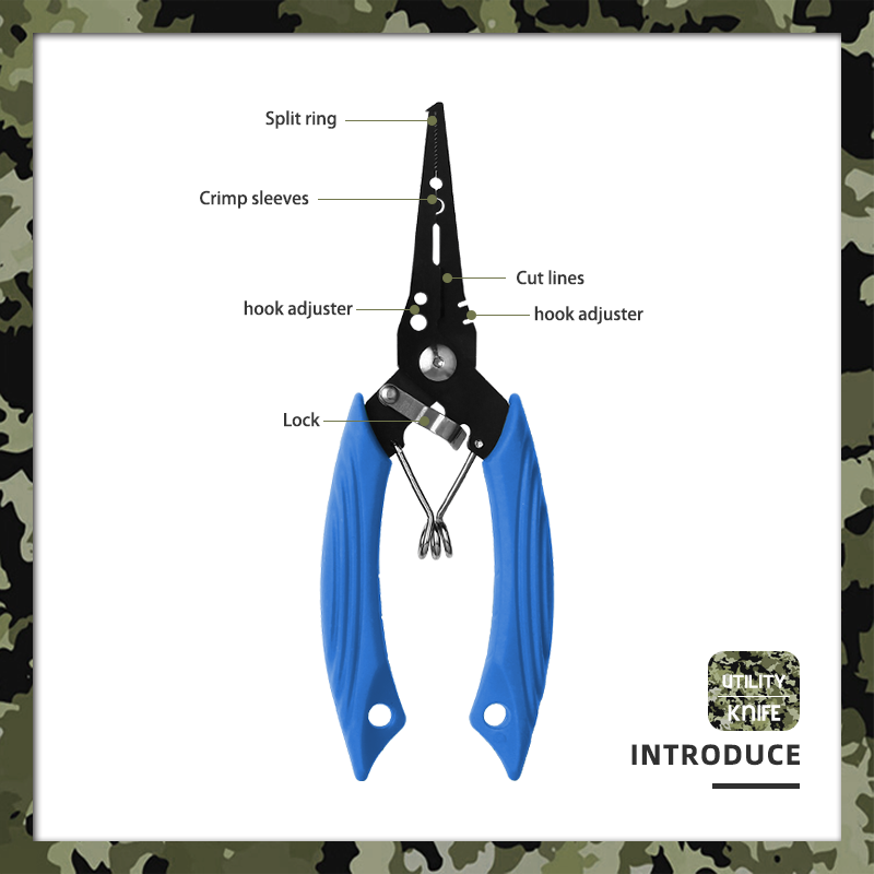 Professional Fishing Pliers & Multi-Tool Set
