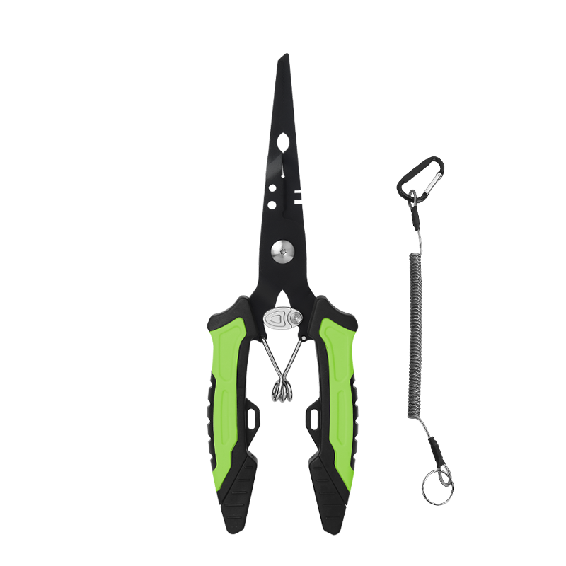 All-in-One Fishing Pliers with Survival Kit, Stainless Steel Multi-tool with Fire Starter