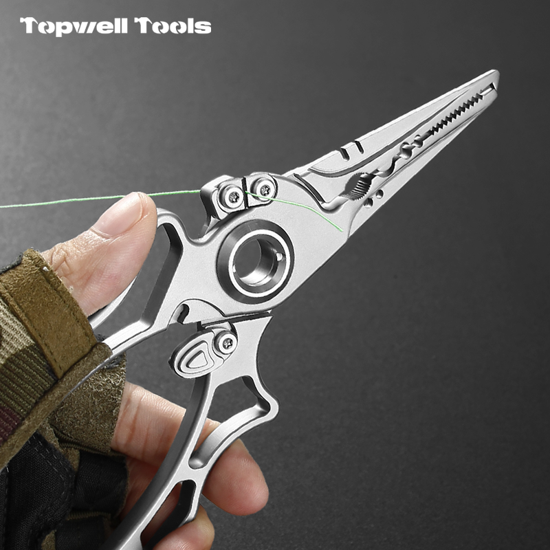 Multifunctional Fishing Scissors & Pliers with Safety Lock