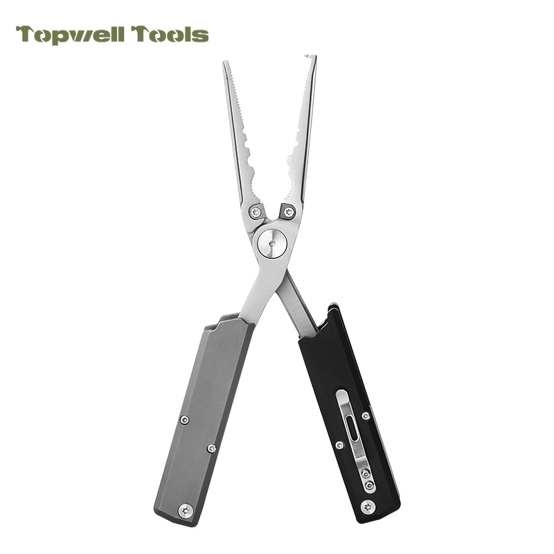 13-in-1 Professional Fishing Multi-tool - Heavy Duty Fishing Scissors & Pliers with Knife
