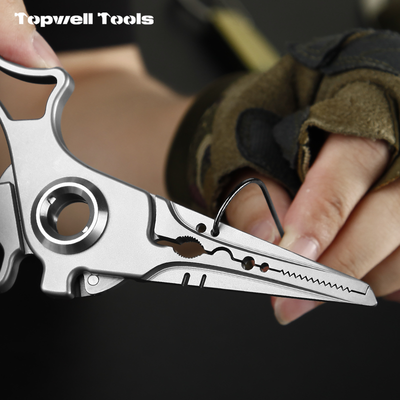 Multifunctional Fishing Scissors & Pliers with Safety Lock