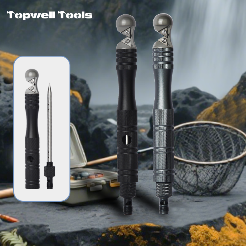 4-in-1 Tactical Fishing Multi-Tool - Ikejime Fish Knocker & Spike with Air Vent