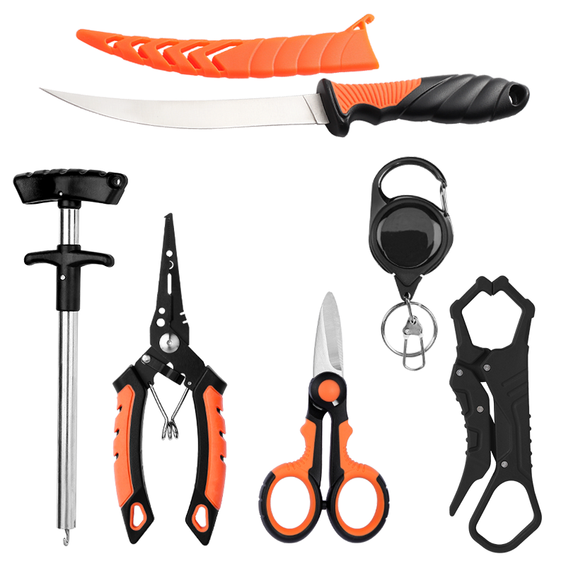 Professional 4-Pc Fishing Tool Set - Multi-functional Aluminum Fishing