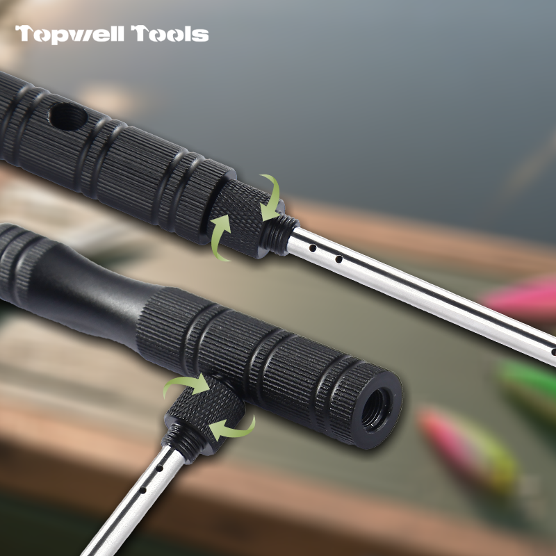 4-in-1 Tactical Fishing Multi-Tool - Ikejime Fish Knocker & Spike with Air Vent