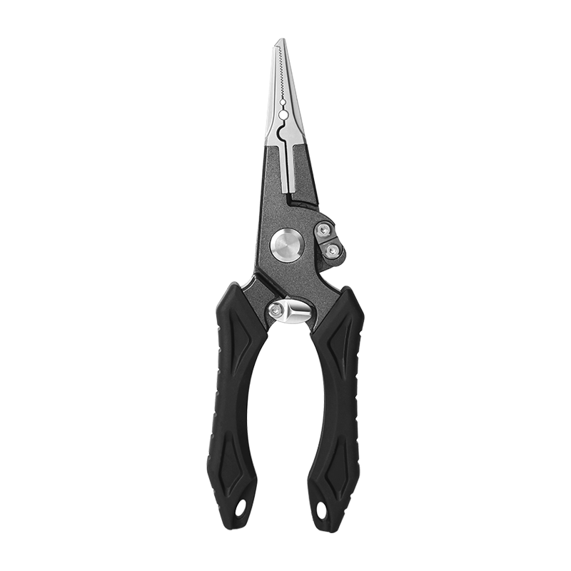 Aluminum Fishing Pliers with Tungsten Carbide Line Cutters - Split Ring Tool