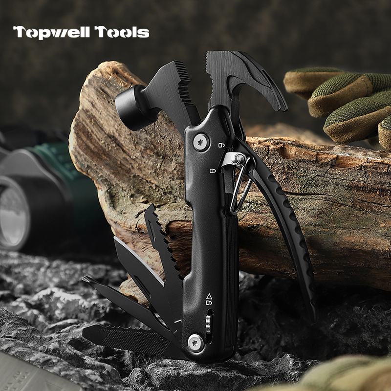 Portable Hammer Claw Car Emergency Safety Stainless Steel Multi Function Hammer