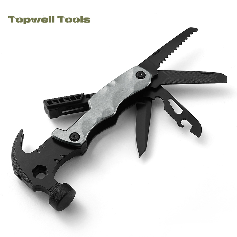 Stainless Steel Survival Multi-functional Axes Hammer for Camping Hiking