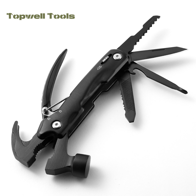 Portable Hammer Claw Car Emergency Safety Stainless Steel Multi Function Hammer