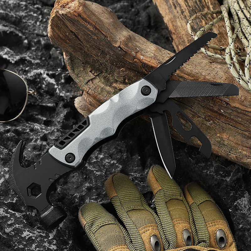 Stainless Steel Survival Multi-functional Axes Hammer for Camping Hiking