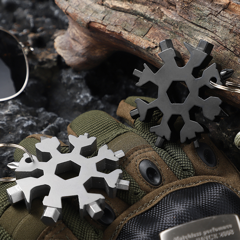 2-in-1 Heavy Duty Hammer Pliers & 18-in-1 Snowflake Tool