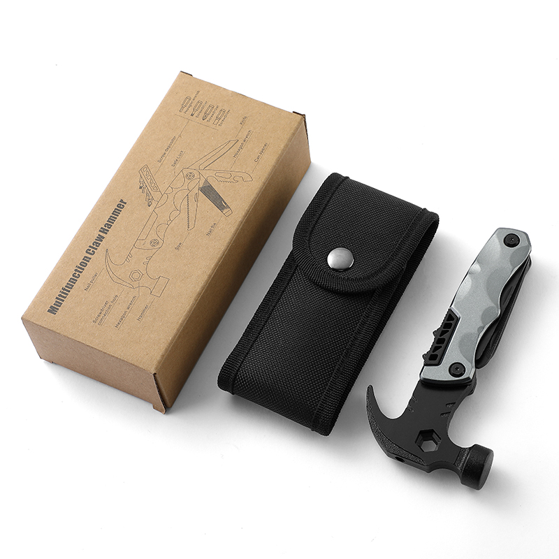 Stainless Steel Survival Multi-functional Axes Hammer for Camping Hiking