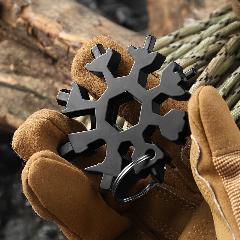 2-in-1 Heavy Duty Hammer Pliers & 18-in-1 Snowflake Tool