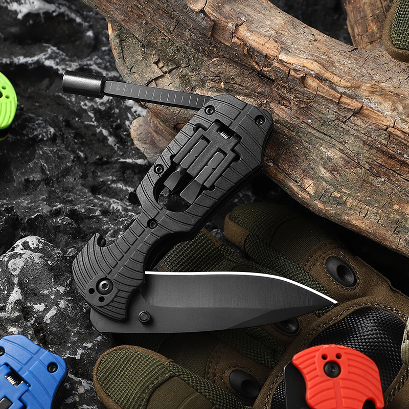 3 in 1 Multi-function Aluminium Alloy Folding Pocket Knife
