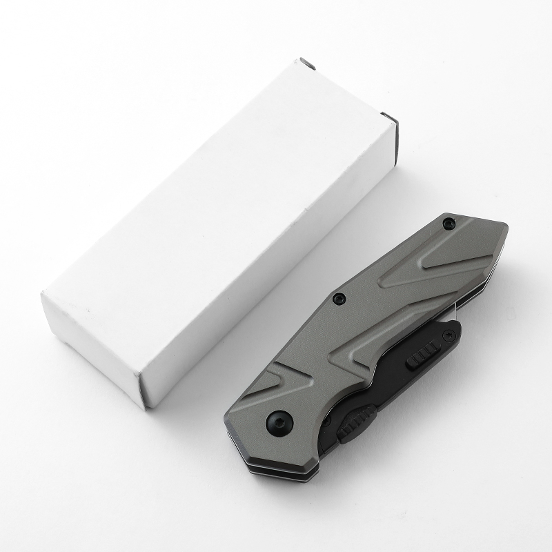 Premium Folding Utility Knife with SK5 Steel Blade