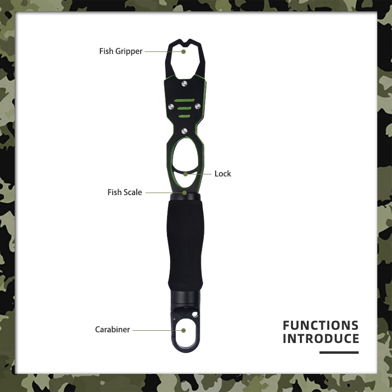 3-in-1 Tactical Fish Controller & Weight Scale &ndash; Portable Fish Landing Tool