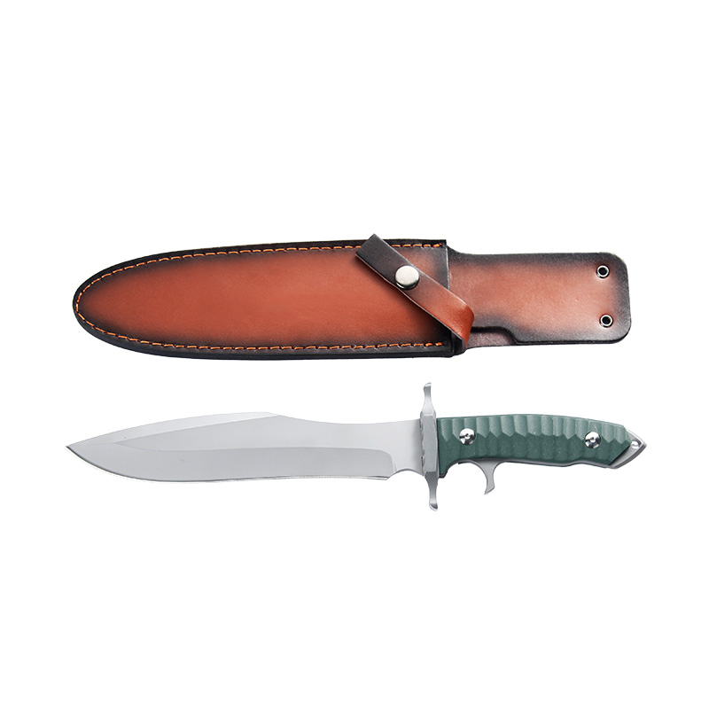 Heavy Duty Hunting Fixed Blade Knife - 420 Stainless Steel Full Tang