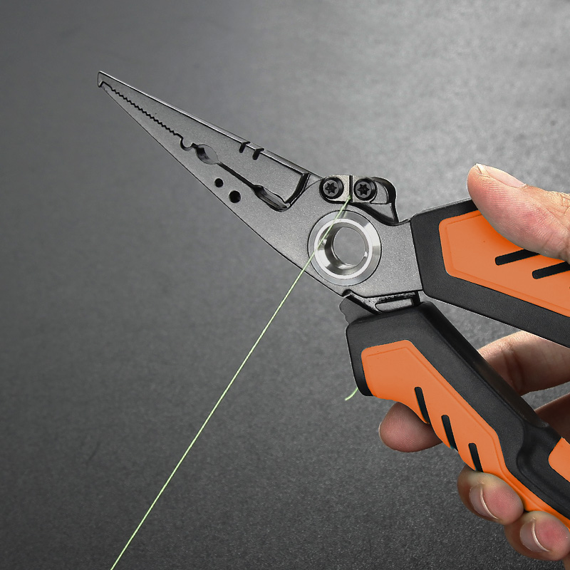 Professional 4-Piece Fishing Tool Kit - Includes Fish Lip Gripper with Scale