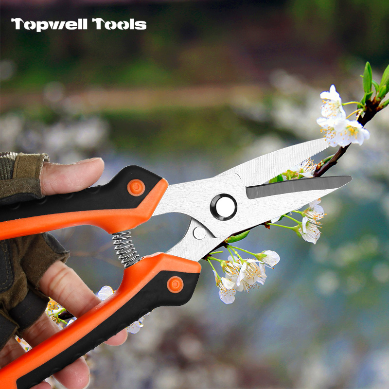 Heavy Duty Multi-Purpose Utility Shears - Stainless Steel Sharp Edge 