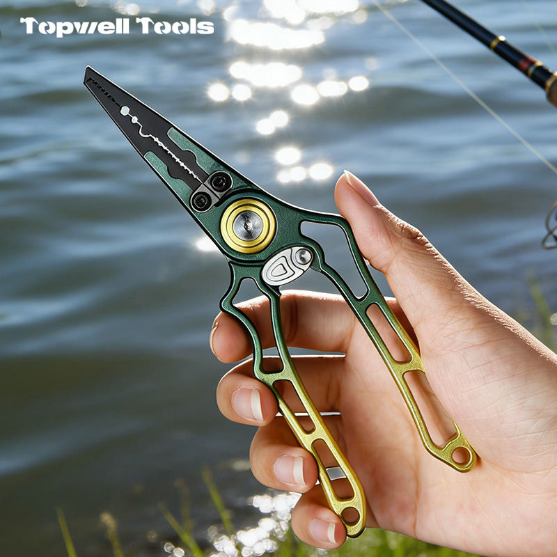 Aluminum Alloy Multifunctional Fishing Pliers - Split Ring Opener