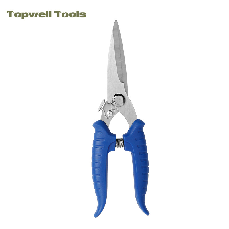 Industrial-Grade 3.0 Stock Pruning Shears Stainless Steel Smooth Edge for Household Fruit Picking Gardening Flower DIY
