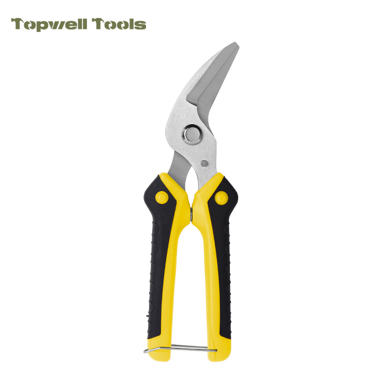 8.07" Heavy-Duty Bypass Pruning Shears - Stainless Steel Garden