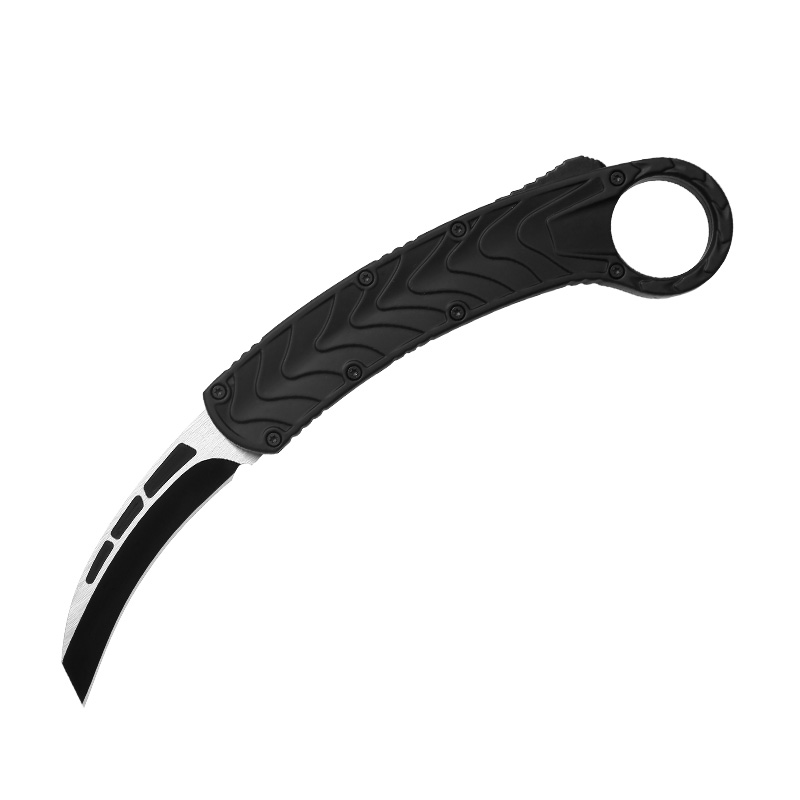 Automatic Karambit Knife - 420 Stainless Steel Hawkbill