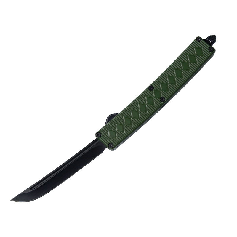 Olive Green Tactical OTF Automatic Knife
