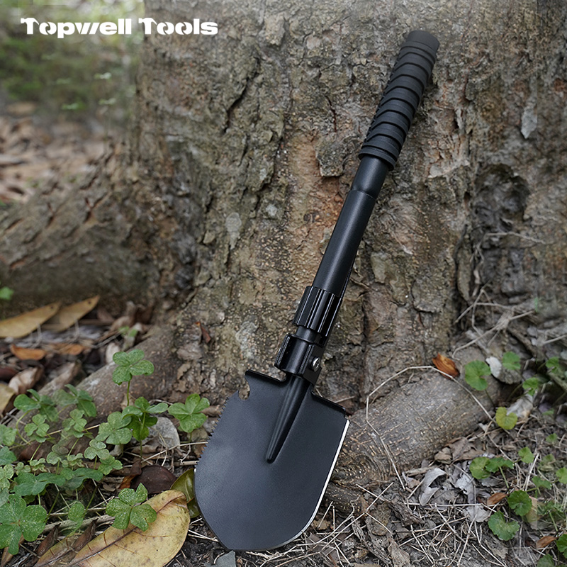 6-in-1 Compact Folding Camping Shovel and Pickaxe 6-in-1 Compact Folding Camping Shovel and Pickaxe