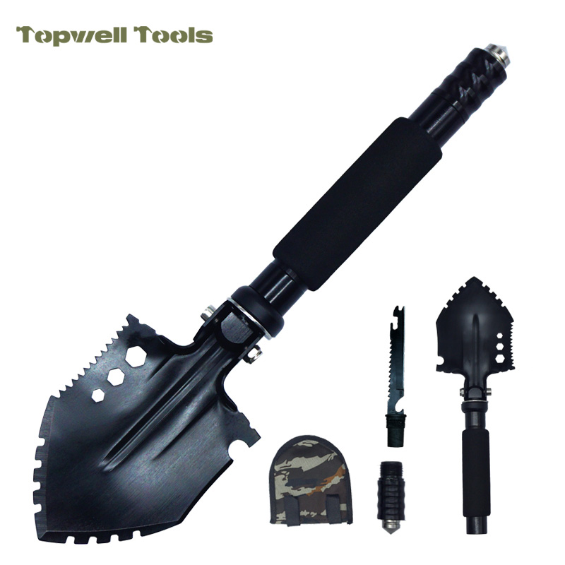 10-in-1 Compact Tactical Survival Shovel