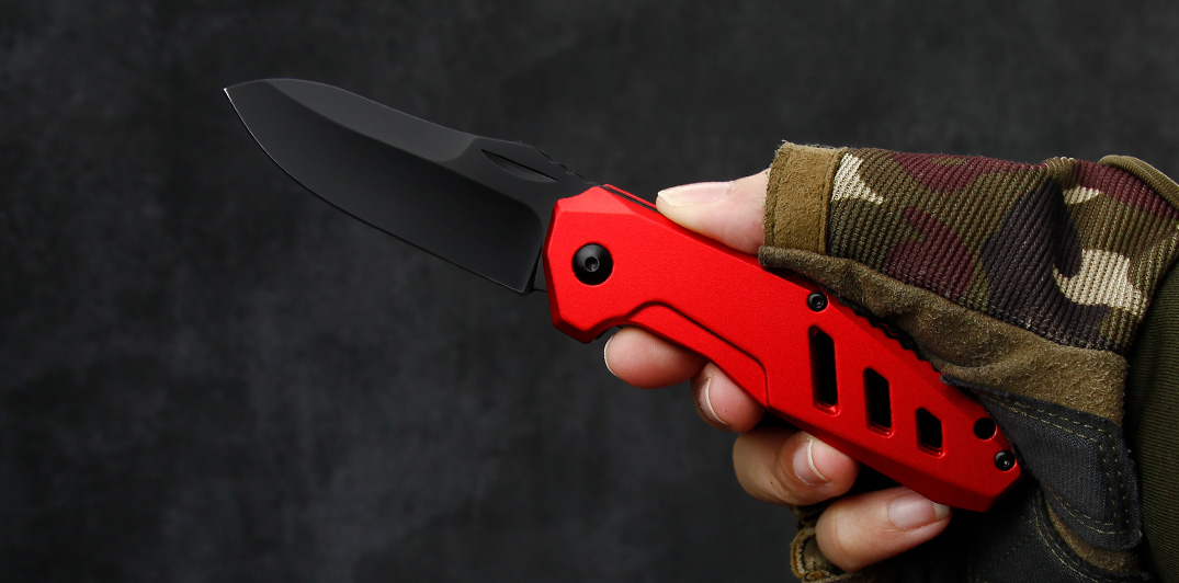 compact 420 stainless steel camp knife