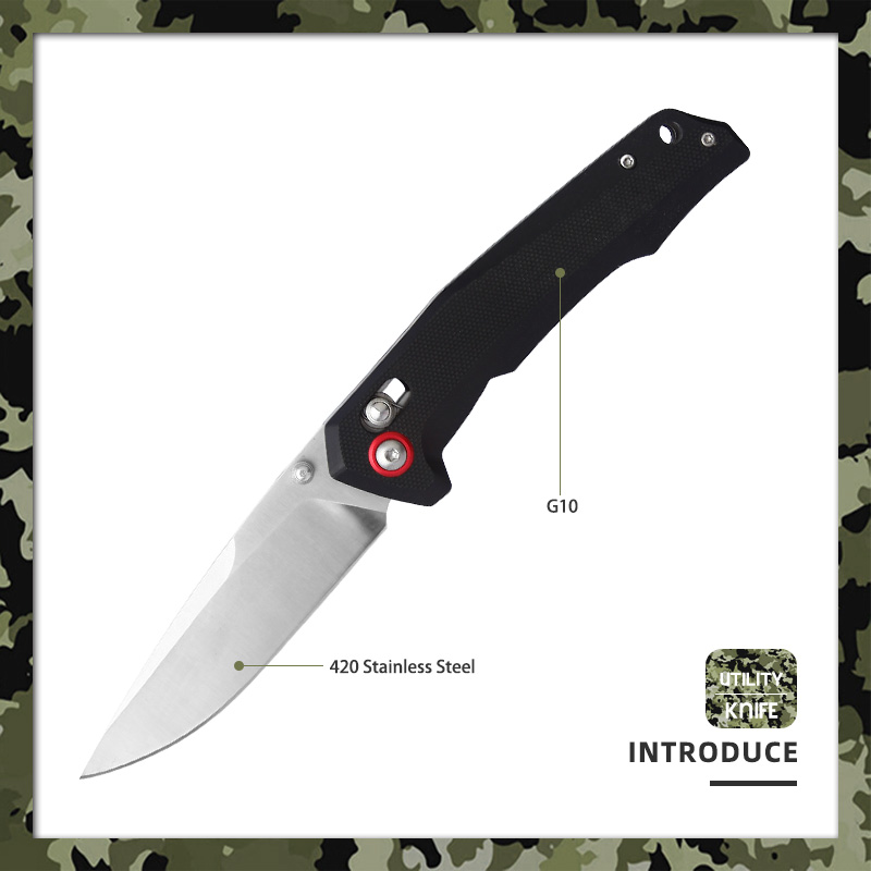 Professional G10 Tactical Folding Pocket Knife