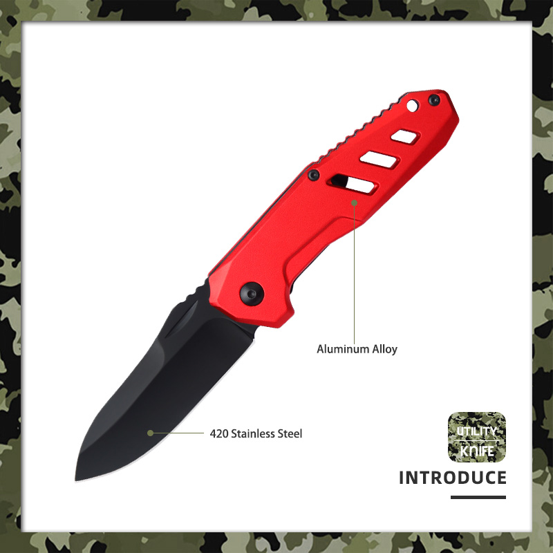 Lightweight Aluminum Tactical Folding Pocket Knife