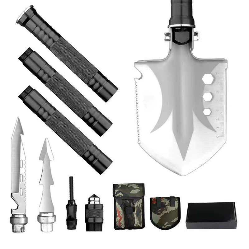 15-in-1 Tactical Survival Shovel with Heavy 15-in-1 Tactical Survival Shovel with Heavy