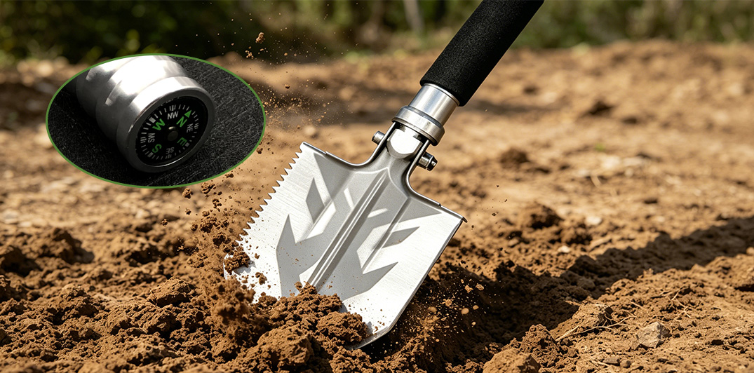 long shaft outdoor tactical trowel