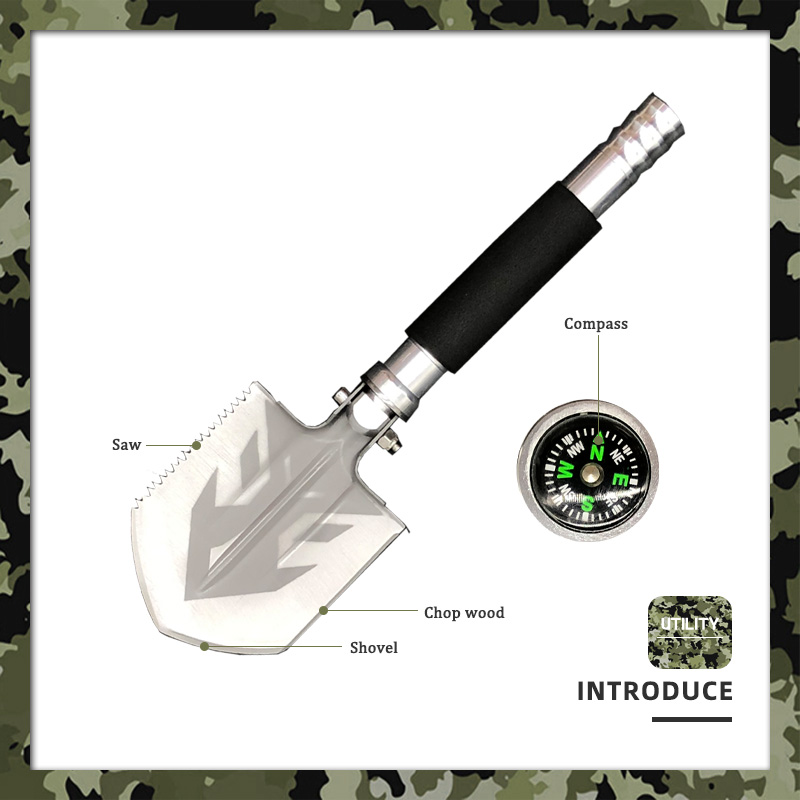 Professional Extended Modular Tactical Survival Shovel