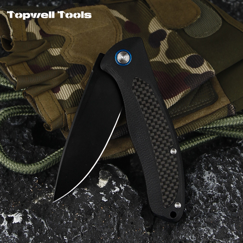 G10 and Carbon Fiber Handle &ndash; 420 Stainless Steel Pocket Utility Tool