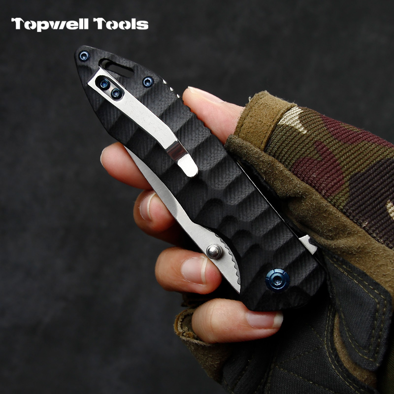 Ergonomic 420 Stainless Steel Folding Pocket Tool