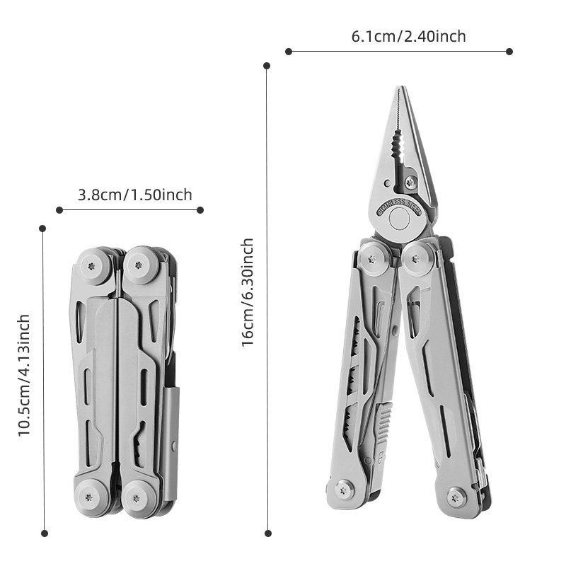 Multi-Functional Stainless Steel Pocket Pliers Multi-Functional Stainless Steel Pocket Pliers
