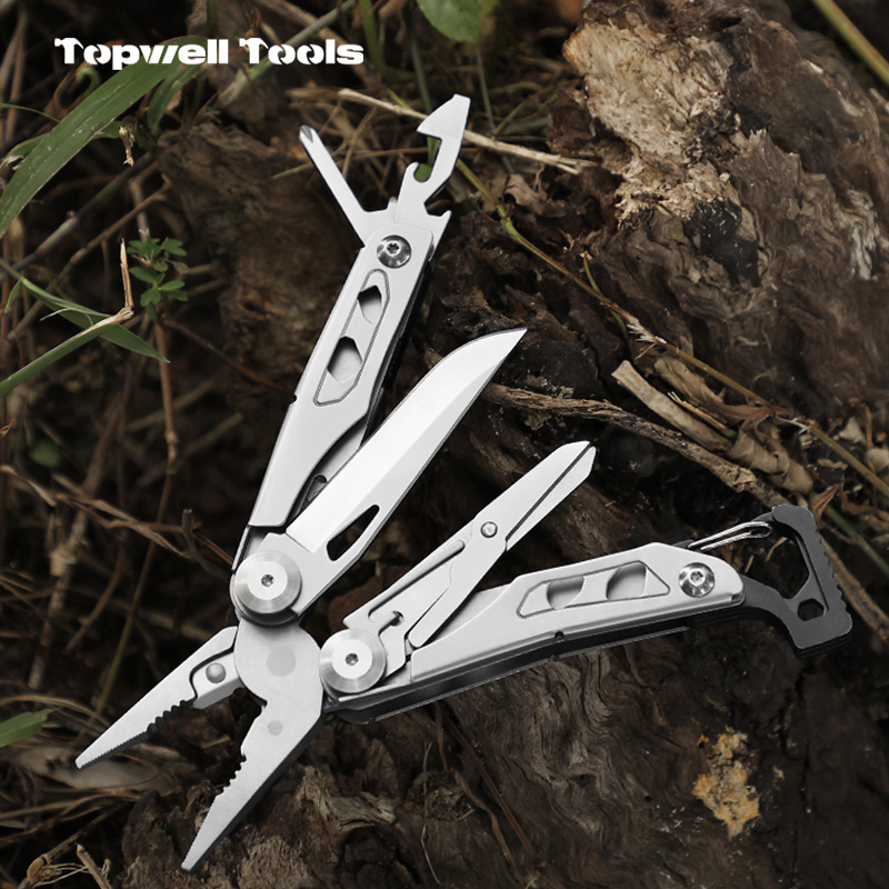 Stainless Steel 10-in-1 Carabiner Multi-Tool Pliers Stainless Steel 10-in-1 Carabiner Multi-Tool Pliers