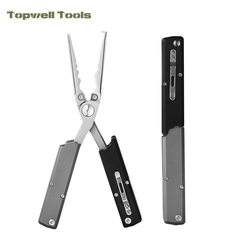 13-in-1 Professional Fishing Multi-tool - Heavy Duty Fishing Scissors & Pliers with Knife