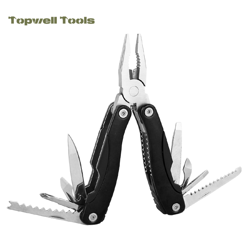 12-in-1 Ergonomic Outdoor Multi-Tool Pliers