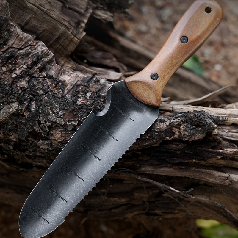 12" Heavy Duty Gardening Trowel with Ipe Wood Handle & Nylon Sheath 12" Heavy Duty Gardening Trowel with Ipe Wood Handle & Nylon Sheath