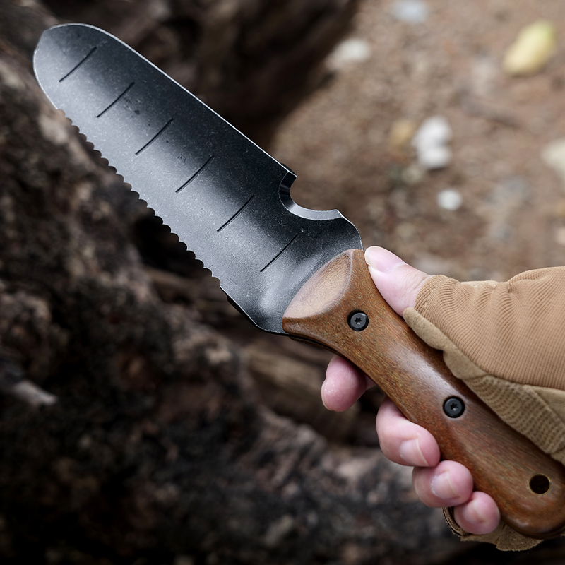 12" Heavy Duty Gardening Trowel with Ipe Wood Handle & Nylon Sheath 12" Heavy Duty Gardening Trowel with Ipe Wood Handle & Nylon Sheath
